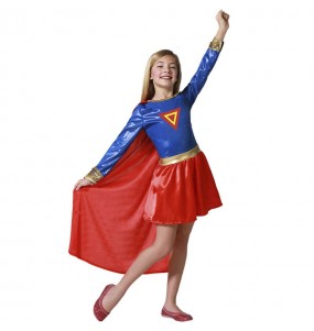 Disfraz de Superheroína cómic para niña