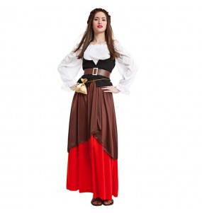 Disfraz de Tabernera Medieval para mujer