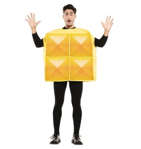 Disfraz de Tetris Amarillo para hombre