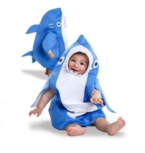 Disfraz de Tiburón azul para bebé