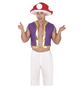 Disfraz de Toad de Super Mario para hombre