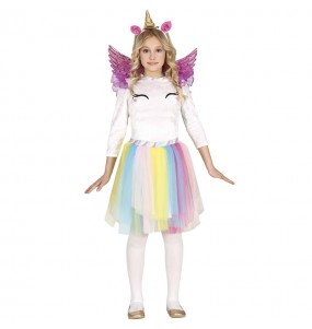 Disfraz de Unicornio Rainbow para niña