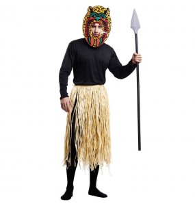 Disfraz de Zulú Caníbal para hombre