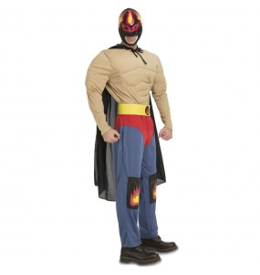 Disfraz de Luchador Mexicano Rey Mysterio para hombre
