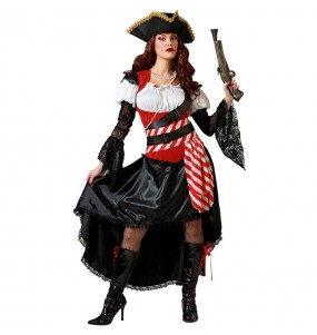 Disfraz de Pirata ladrona de tesoros para mujer