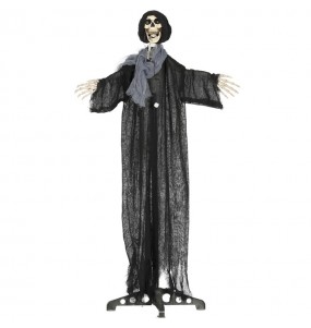 Esqueleto decoración con capucha