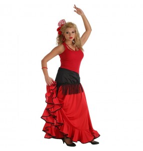 Falda Flamenca Roja