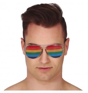 Gafas de aviador del Orgullo Gay