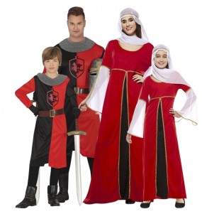 Disfraces Guerreros y Damas Medievales para grupos y familias