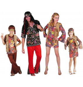 Grupo de Disfraces de Hippies