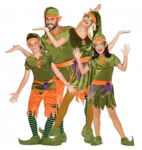 Disfraces Elfos del Bosque para grupos y familias