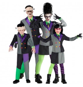 Disfraces Frankenstein Zombies para grupos y familias