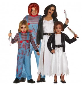 Disfraces Chuckys y Tiffanys para grupos y familias