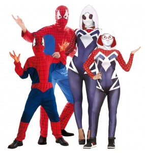 Disfraces Súper Spider para grupos y familias