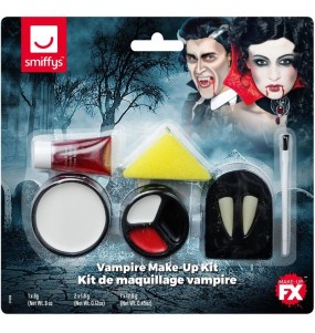 Kit maquillaje vampiro con colmillos