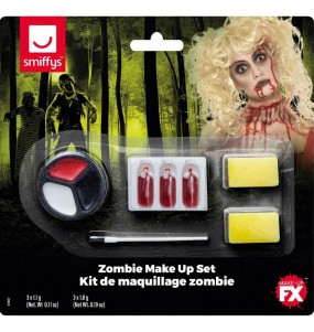 Kit maquillaje Zombie viviente para completar tu disfraz de miedo