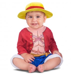 Disfraz de Luffy One Piece para bebé