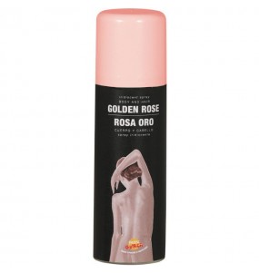 Maquillaje Spray Rosa - Oro iridiscente