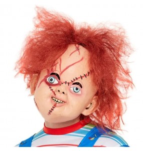 Máscara Chucky con pelo 
