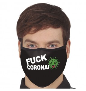 Mascarilla de Fuck Coronavirus para adulto