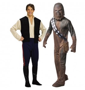 Pareja Chewbacca y Han Solo 