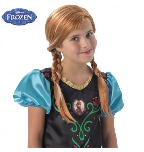 Peluca Anna Frozen para niña