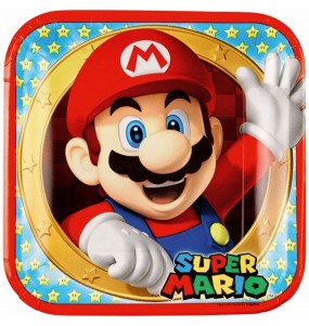 Platos de Super Mario de 23 cm