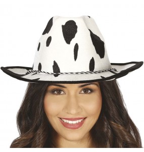 Sombrero vaquero estampado vaca