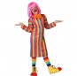 Disfraz de Payasa Rayas Multicolor para niña