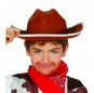 sombrero de vaquero infantil marrón