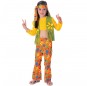 Disfraz de Hippie Flor niña