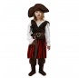 Disfraz de Pirata Rayas para niña