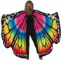 Alas multicolor de mariposa gigantes