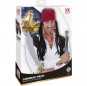 Bandana Pirata del Caribe con rastas packaging
