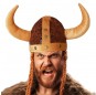 Casco Vikingo con cuernos de tela