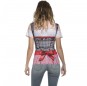 Disfraz Camiseta Alemana Oktoberfest mujer espalda