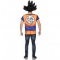 Camiseta Disfraz Son Goku adulto Dragon Ball espalda