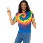 Disfraz Camiseta tie-dye Hippie