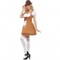 Disfraz de Alemana Oktoberfest marrón para mujer perfil