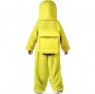Disfraz de Among Us amarillo para niño espalda