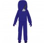 Disfraz de Astronauta Among us azul para niño espalda