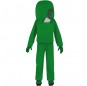 Disfraz de Astronauta Among us verde para niño espalda