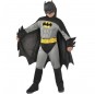 Disfraz de Batman musculoso gris para niño