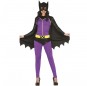 Disfraz de Batwoman morada para mujer