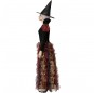 Disfraz de Bruja con harapos de colores para mujer Perfil