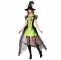 Disfraz de Bruja Verde Halloween para mujer