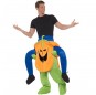 Disfraz de Calabaza Halloween a hombros para adulto perfil