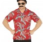 Disfraz de Camisa Hawaiana con loros para hombre
