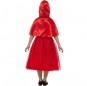 Disfraz de Caperucita Roja deluxe para niña espalda