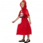 Disfraz de Caperucita Roja deluxe para niña perfil